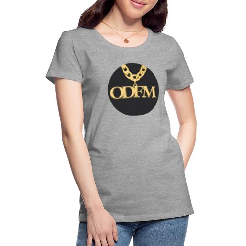 ODFM Podcast™ gold chain from One DJ From Murder - Women's Premium T-Shirt