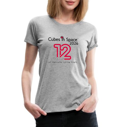 2026 Cubes in Space Products - Women's Premium T-Shirt