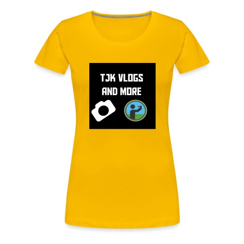 TJK Vlogs and More logo clothing - Women's Premium T-Shirt
