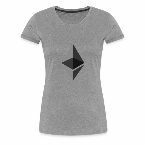 ethereum icon brand - Women's Premium T-Shirt