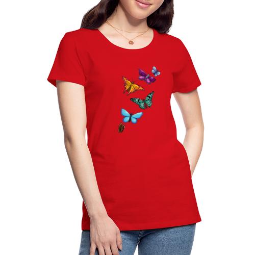 butterfly tattoo designs - Women's Premium T-Shirt