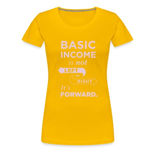 Basic Income Arrows V.2 - Women's Premium T-Shirt