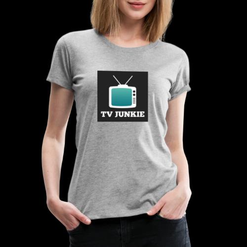 TV Junkie - Women's Premium T-Shirt