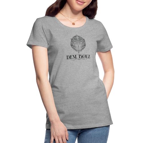 DemBoyz Full Logo (Black Edition) - Women's Premium T-Shirt