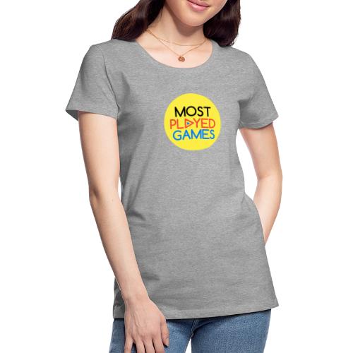 Most Played Games Logo - Women's Premium T-Shirt