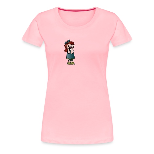giggle girl 1 c melonheadz 13 colored png - Women's Premium T-Shirt