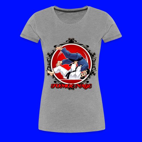 Judo Shirt Jiu Jitsu Shirt Throw Tomoe Nage - Women's Premium T-Shirt