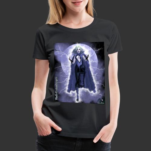 Vampiress Juliette Lightning F002 Superhero - Women's Premium T-Shirt