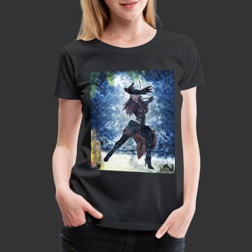 Undead Angel Vampire Pirate Jacquotte F002 - Women's Premium T-Shirt