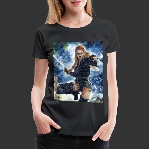 Undead Angels Vampire Pirate Rusila F004 - Women's Premium T-Shirt