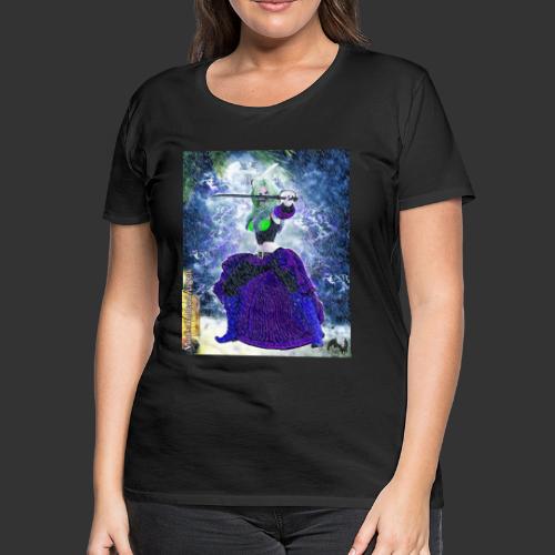 Undead Angel Vampiress Juliette Pirate F001 - Women's Premium T-Shirt