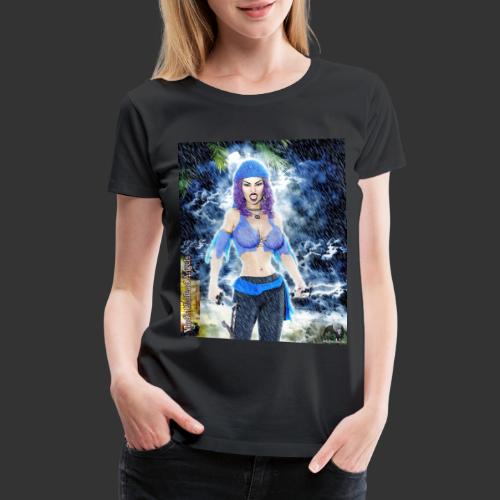 Undead Angel Vampire Pirate Stikla F002 - Women's Premium T-Shirt