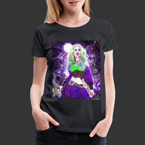 Undead Angel Vampiress Juliette Pirate F009 - Women's Premium T-Shirt