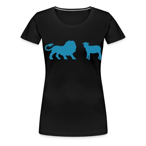 Lion and the Lamb - Women's Premium T-Shirt