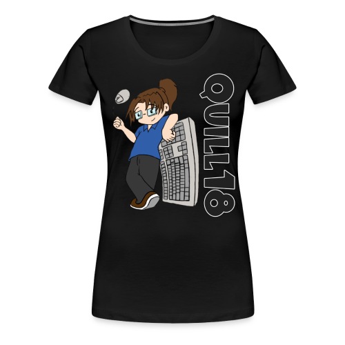Quill18 Old School Logo - Women's Premium T-Shirt