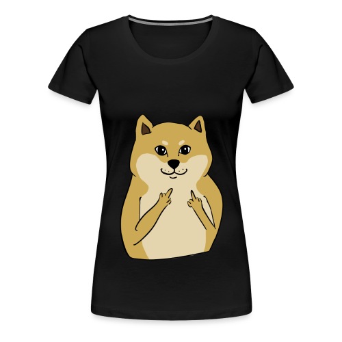 doge finger - Women's Premium T-Shirt