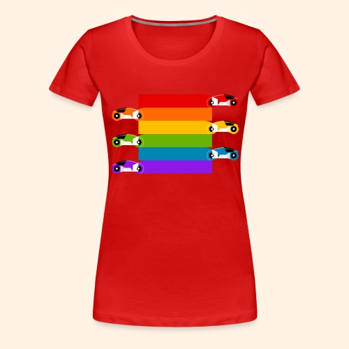 Pride on the Game Grid - Women's Premium T-Shirt