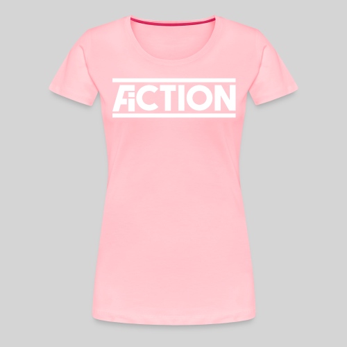 Action Fiction Logo (White) - Women's Premium T-Shirt