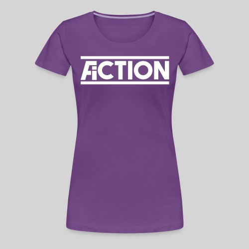 Action Fiction Logo (White) - Women's Premium T-Shirt