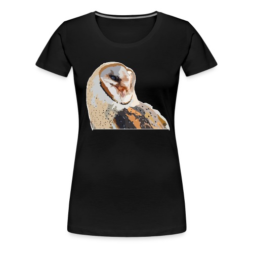 Majestic Barn Owl - White and Brown Owl - Wildlife - Women's Premium T-Shirt