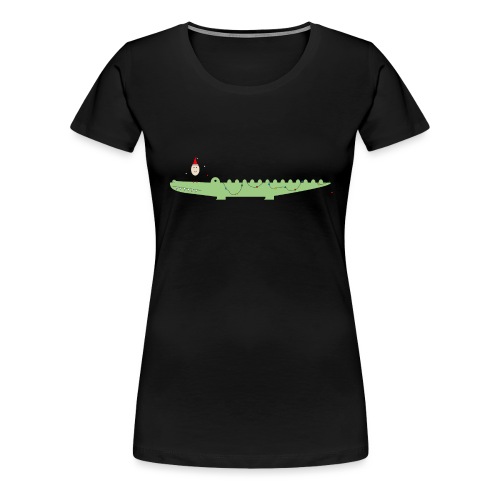 Croc & Egg Christmas - Women's Premium T-Shirt