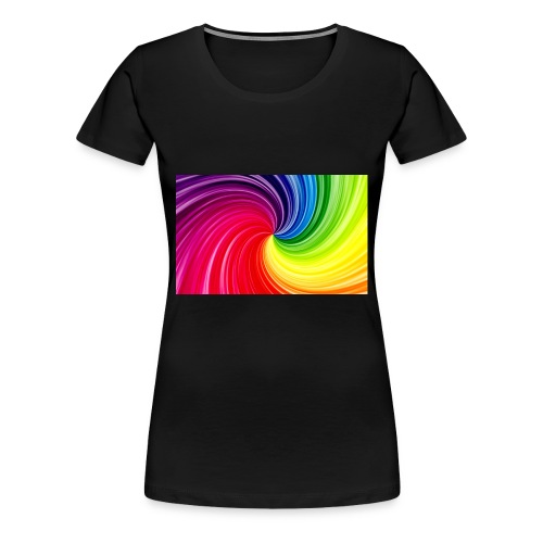 color swirl - tie-dye - Women's Premium T-Shirt