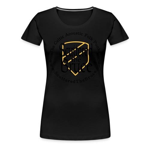 logo black type recolored sheild outline - Women's Premium T-Shirt
