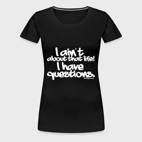 LIFEWHITE png - Women's Premium T-Shirt