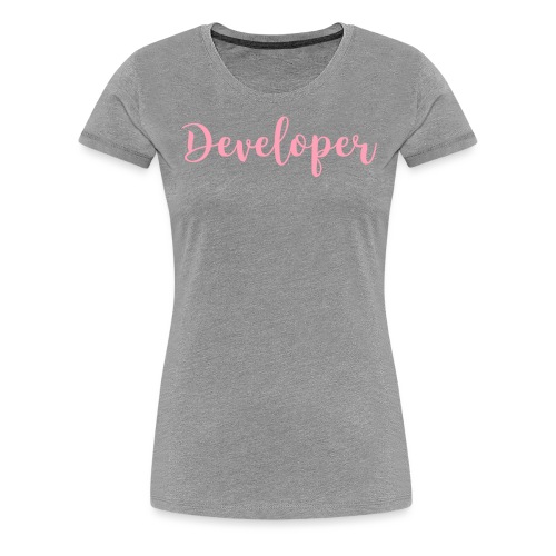 developer - Women's Premium T-Shirt