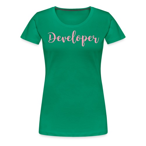 developer - Women's Premium T-Shirt