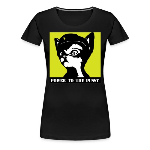 Power to the pussy - Women's Premium T-Shirt
