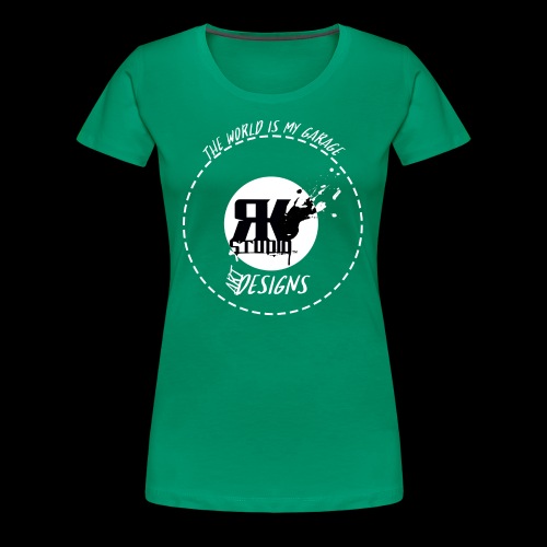 The World is My Garage - Women's Premium T-Shirt