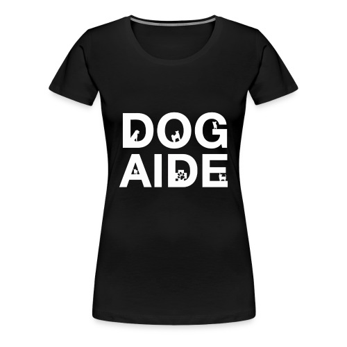 dog aide NEW white - Women's Premium T-Shirt