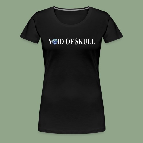 Void of Skull Logo T Shirt - Women's Premium T-Shirt