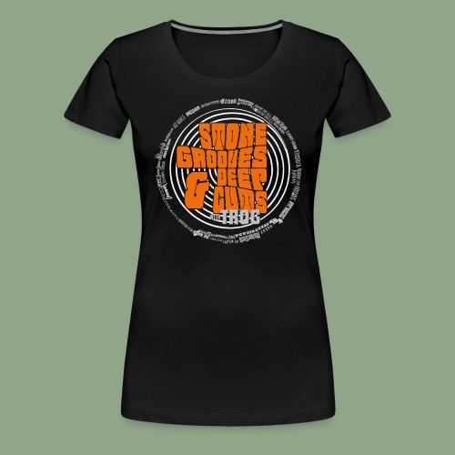 Stone Grooves Deep Cuts Spiral Logo T Shirt - Women's Premium T-Shirt
