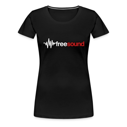 freesound logo tshirt - Women's Premium T-Shirt