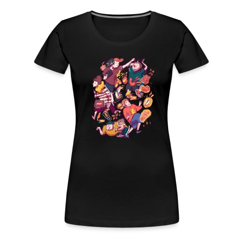 Wreckless Montage - Women's Premium T-Shirt