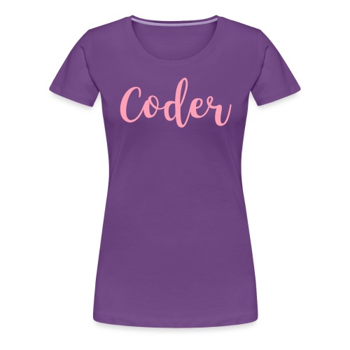 coder - Women's Premium T-Shirt