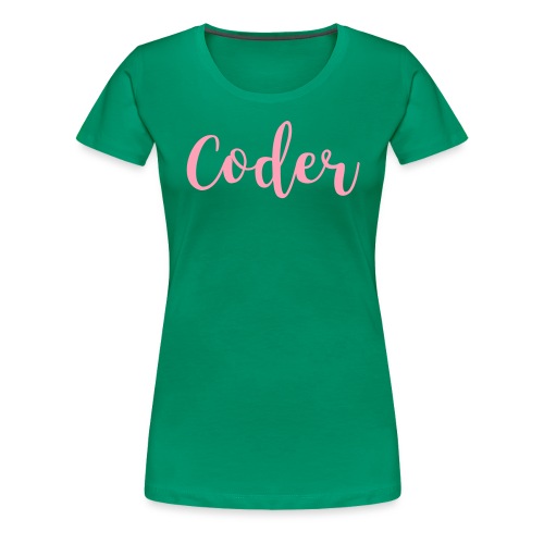 coder - Women's Premium T-Shirt