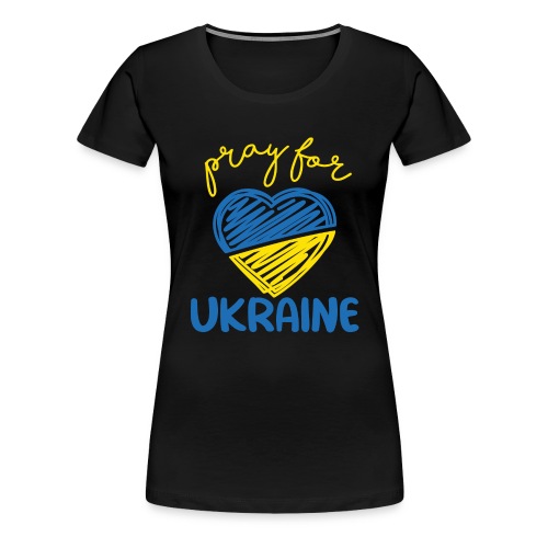 pray for ukraine - Women's Premium T-Shirt