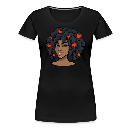 love black women - Women's Premium T-Shirt