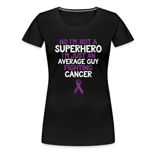 Cancer Superhero Guy Men - Women's Premium T-Shirt