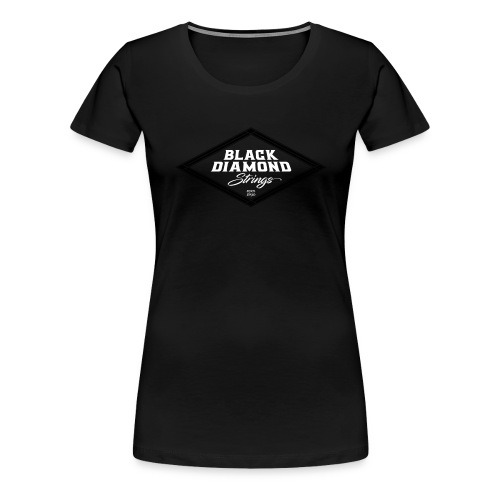 Transparent white black - Women's Premium T-Shirt