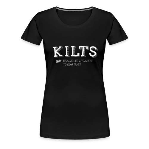 kilts white - Women's Premium T-Shirt