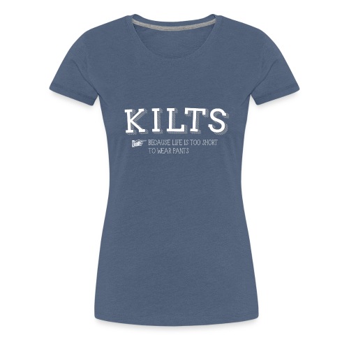 kilts white - Women's Premium T-Shirt