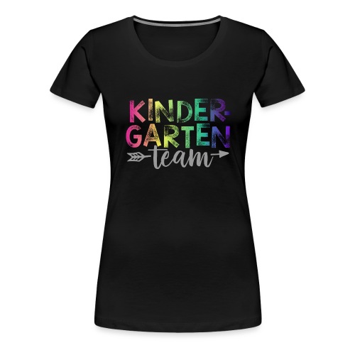 Kindergarten Team Teacher T-Shirts Rainbow - Women's Premium T-Shirt