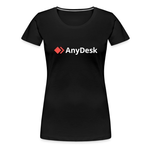AnyDesk white logo - Women's Premium T-Shirt