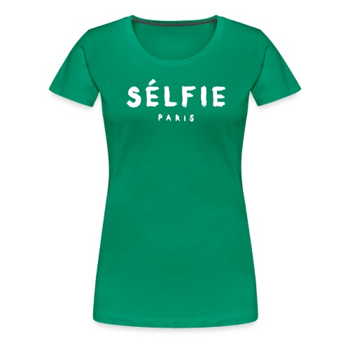 selfie wht - Women's Premium T-Shirt