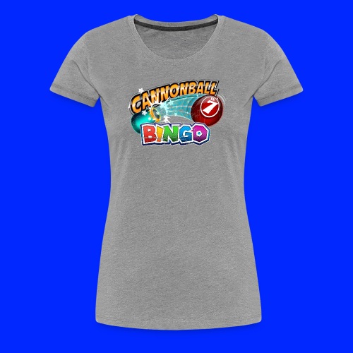 Vintage Cannonball Bingo Logo - Women's Premium T-Shirt
