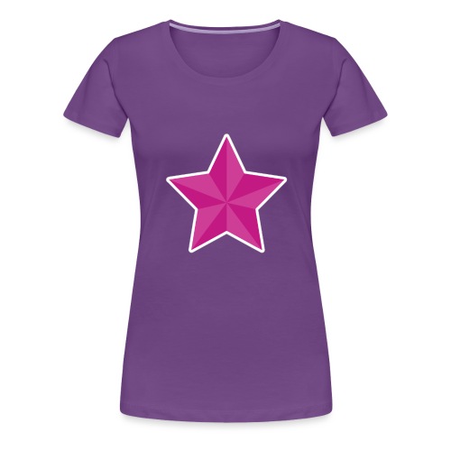 Video Star Icon - Women's Premium T-Shirt